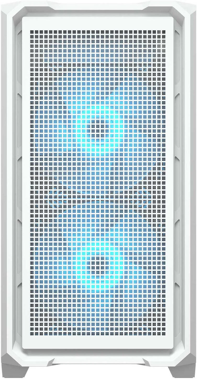 کیس کامپیوتر کوگار MX600 RGB ATX Mini Tower، دارای 3 فن ARGB از پیش نصب شده، پشتیبانی از رادیاتور تا 360 میلی‌متر، حداکثر 10 عدد فن، هاب PWM و RGB همگام‌سازی شده با مادربرد، 2 جایگاه 3.5 اینچی، سفید | 385GC90.0002