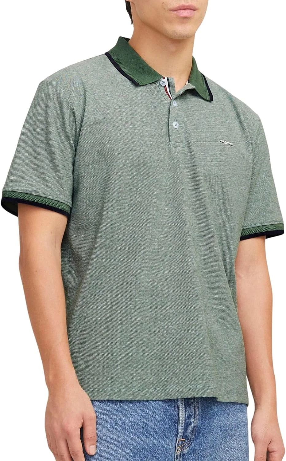 پولوشرت آستین کوتاه مردانه جک اند جونز مدل Jprblualves Ss Polo Noos (تک عددی)