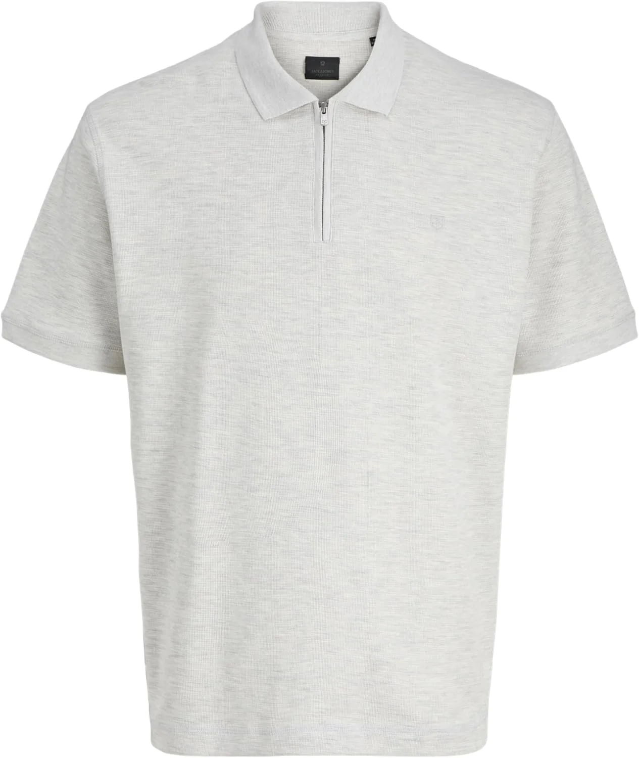 پولوشرت زیپ‌دار مردانه جک اند جونز مدل Jprblawalker Ss (تک عددی)