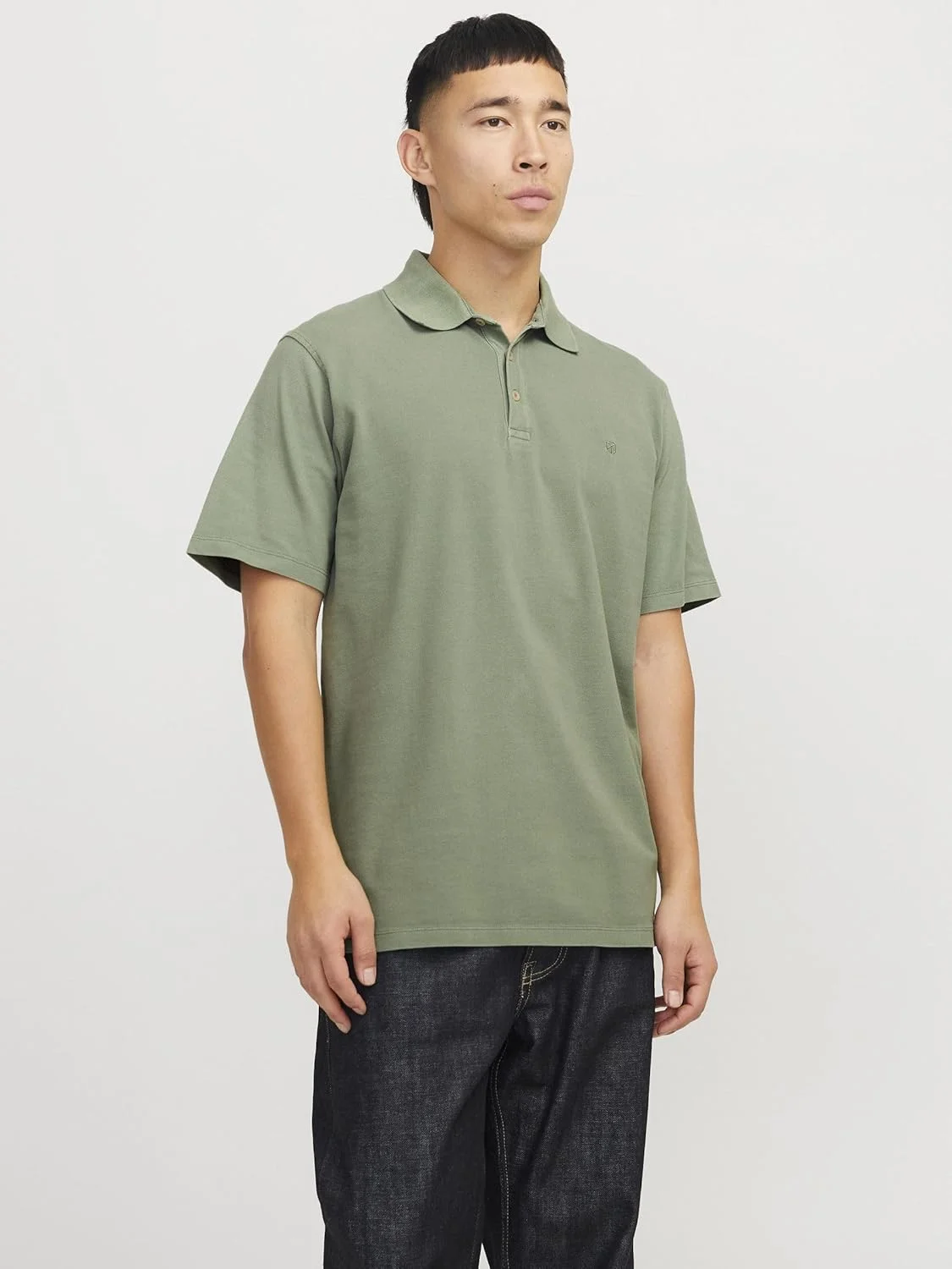 پولوشرت آستین کوتاه مردانه جک اند جونز مدل Jprbluwilliam Wash Ss Polo Sn (تک عددی)