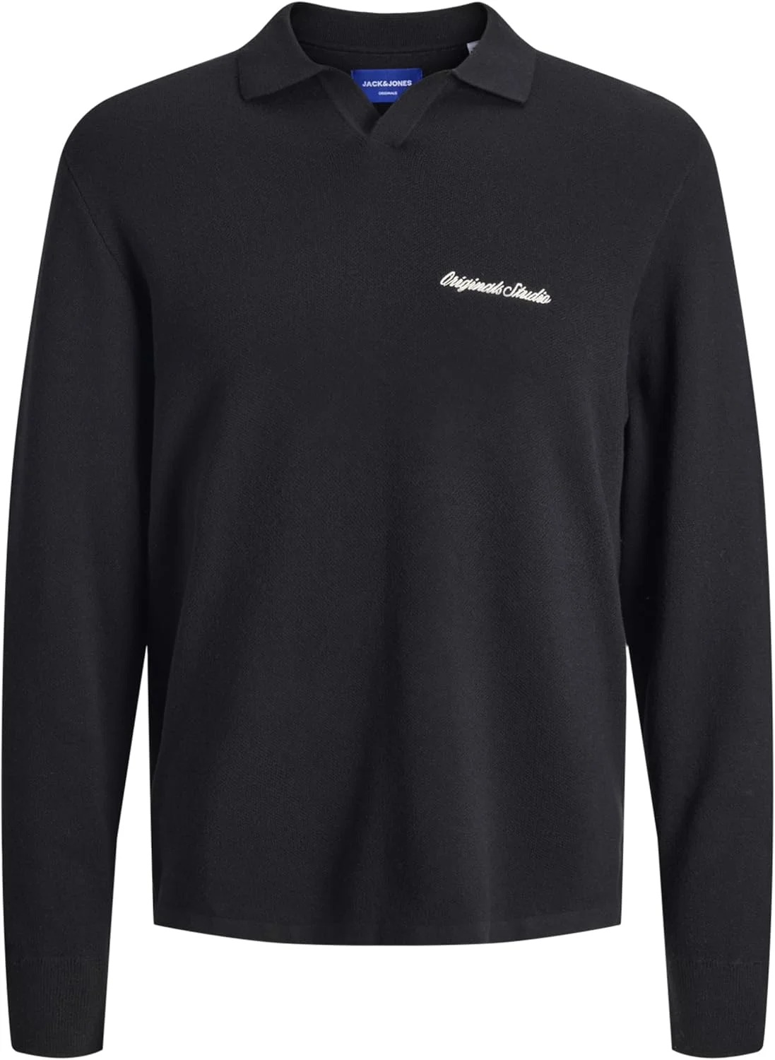 پلیور پولو آستین بلند بافتنی مردانه جک اند جونز مدل Jornorrebro Light Knit LS Polo Sn (تک عددی)