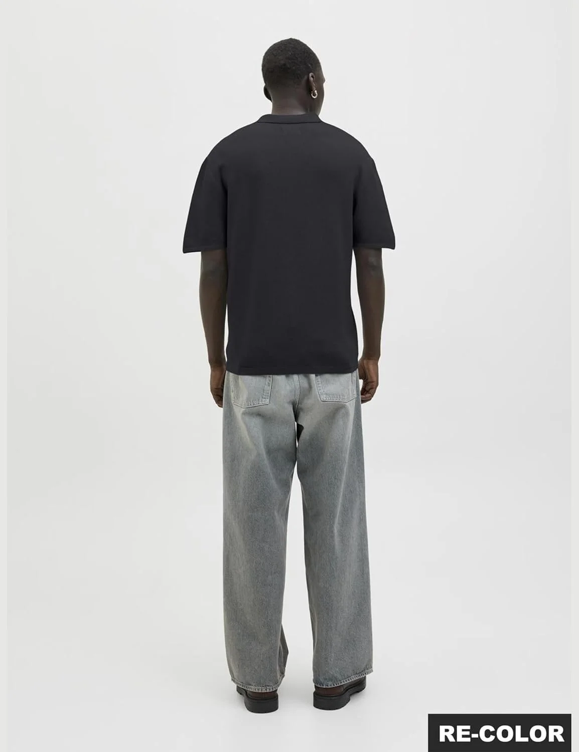 پولو آستین کوتاه بافتنی سبک مردانه جک اند جونز مدل Jornorrebro (تک عددی)