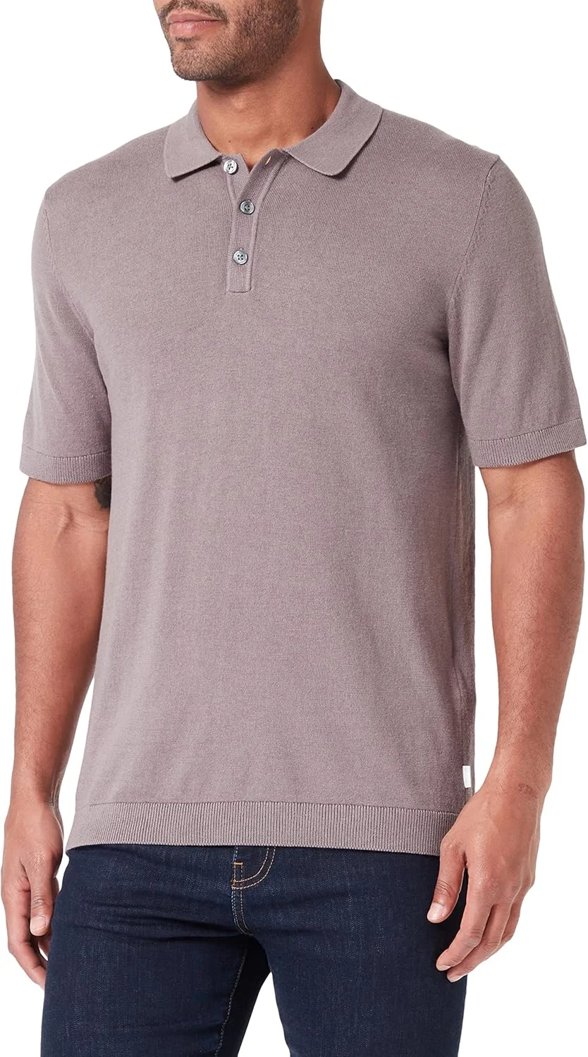 پولوشرت بافتنی مردانه جک اند جونز مدل Jjeemil آستین کوتاه