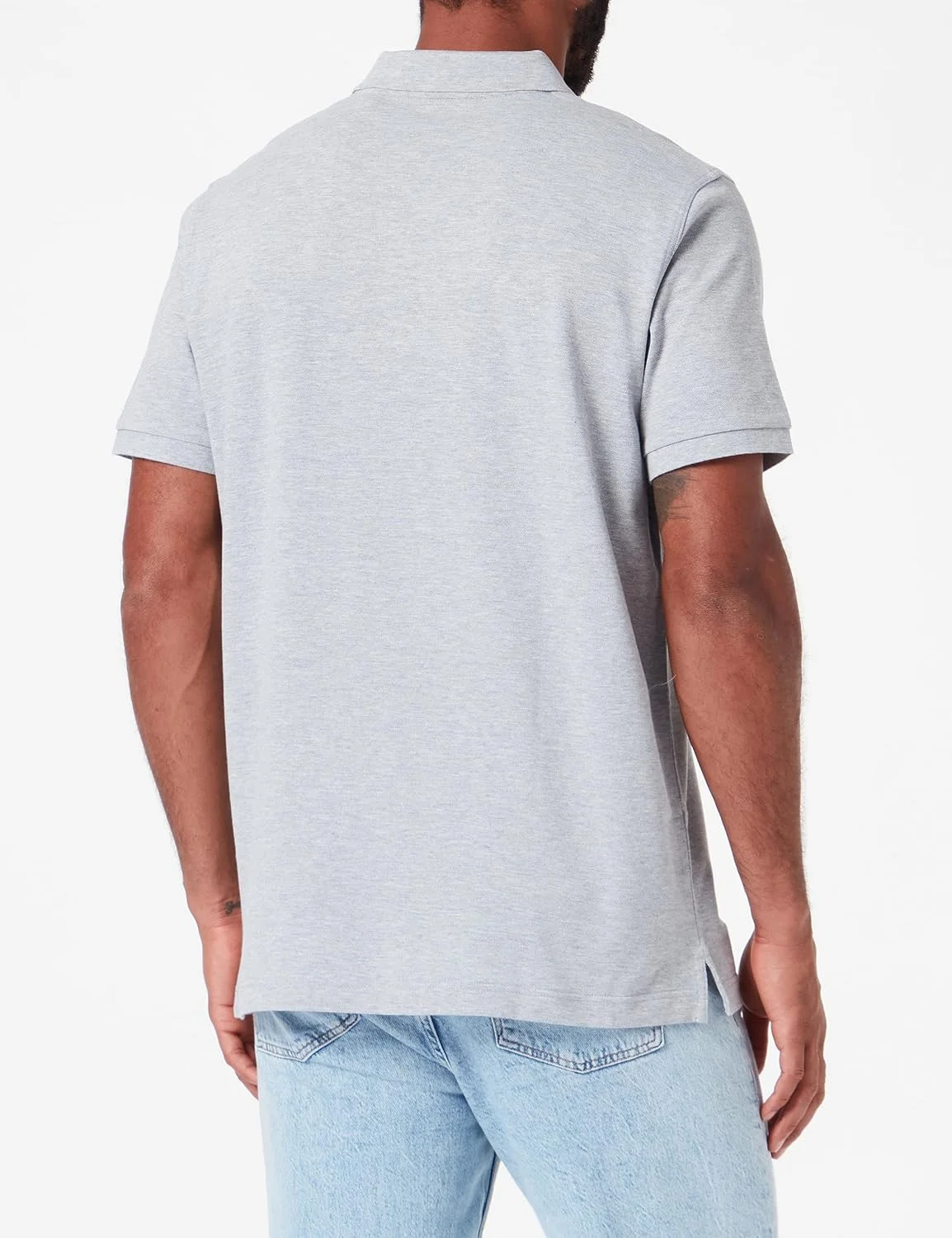 پولوشرت مردانه گانت با طرح سپر هم‌رنگ