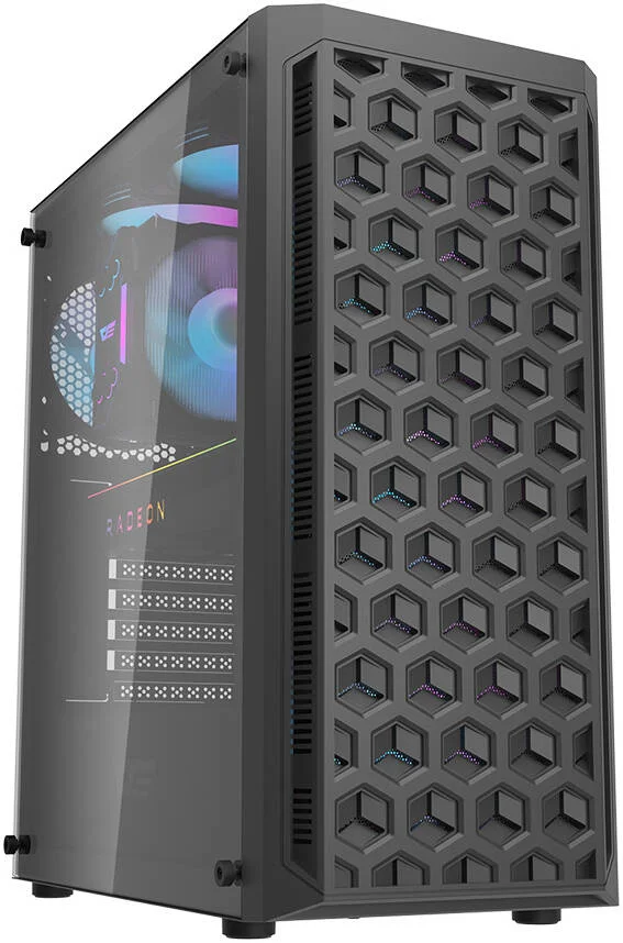 کیس کامپیوتر DarkFlash DK350 ATX، دارای 4 فن aRGB از پیش نصب شده، پشتیبانی از رادیاتور تا 360 میلی‌متر و 6 فن، جنس SPCC 0.5 میلی‌متری، پنل شیشه‌ای حرارت دیده 4 میلی‌متری، فیلتر گرد و غبار با قابلیت جدا شدن سریع، مشکی | DK350