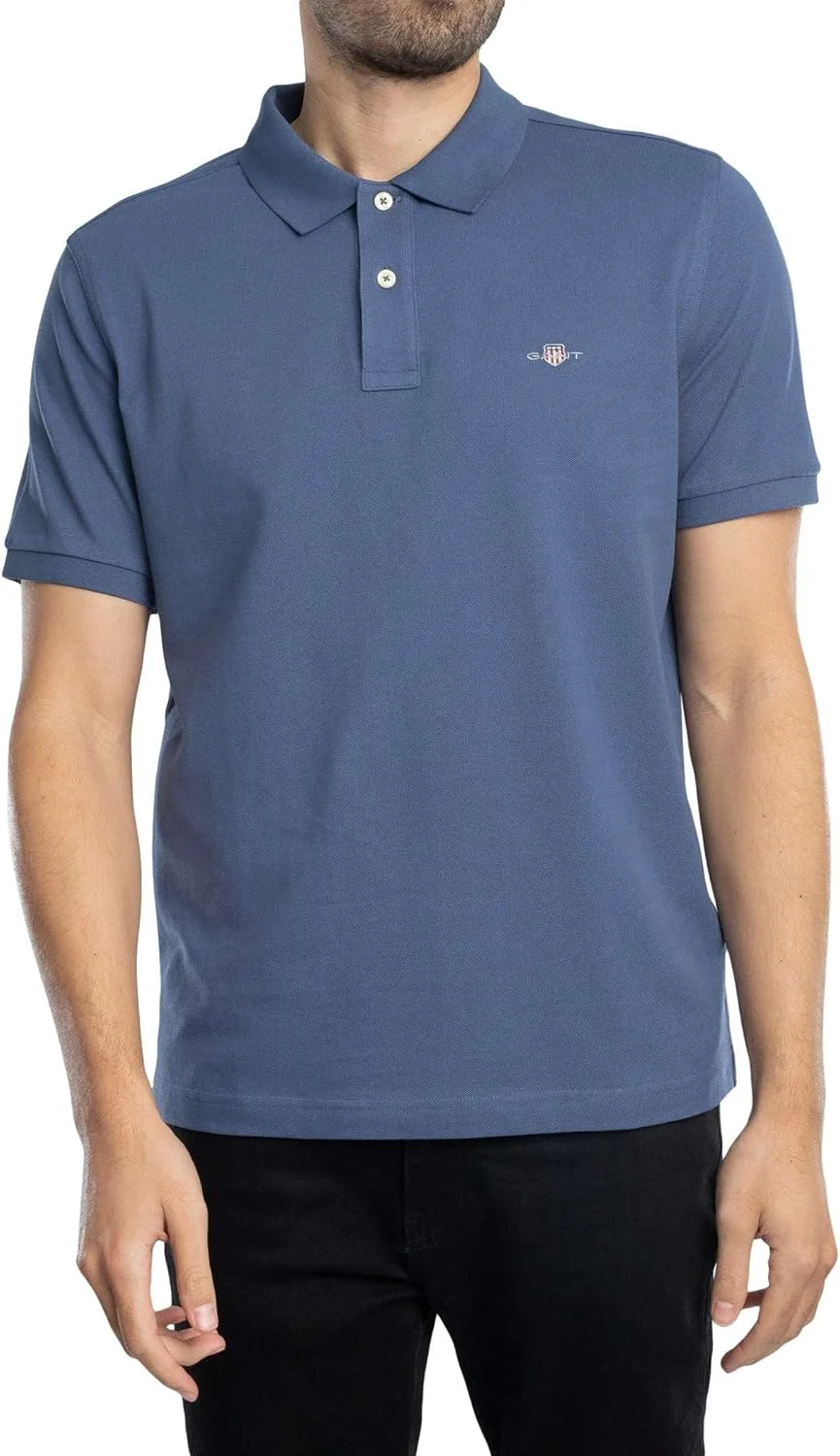 پولوشرت آستین کوتاه مردانه یقه دار GANT