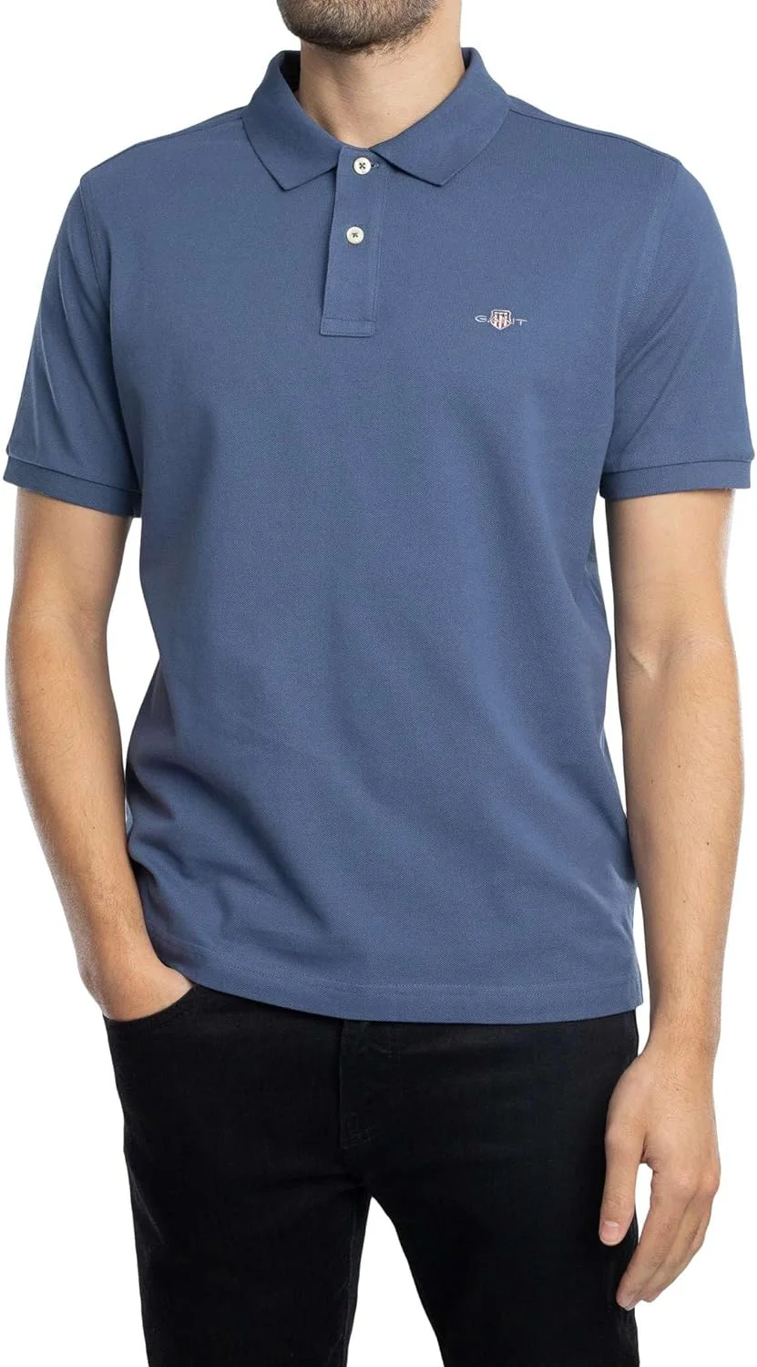 پولوشرت آستین کوتاه مردانه یقه دار GANT