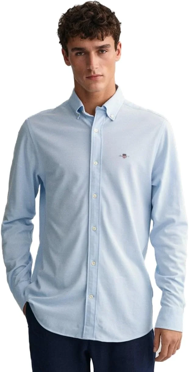 تی شرت مردانه یقه دار پیکه جی ای ان تی مدل 3230243-468 با برش معمولی