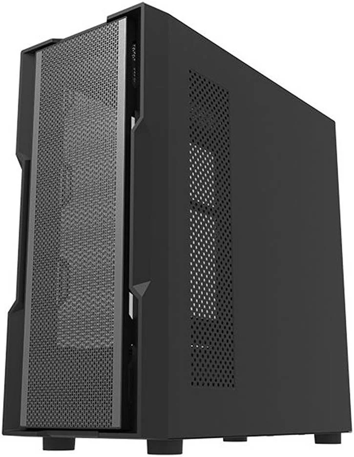 کیس کامپیوتر مید تاور darkFlash DK431 E-ATX، دارای 4 فن aRGB از پیش نصب شده، طراحی ورودی هوا، پنل جانبی شیشه حرارت دیده، پشتیبانی از حداکثر 12 فن 120 میلی متری و رادیاتور 360 میلی متری، USB 3.0، مشکی | DK431-B