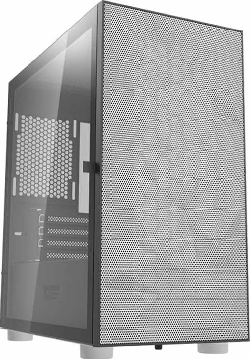 کیس گیمینگ DarkFlash DLM21 MESH Micro ATX Mini ITX Tower، دارای 4 اسلات توسعه، پشتیبانی از 3 فن 120 میلی‌متری در جلو، سفید / مشکی | DLM21