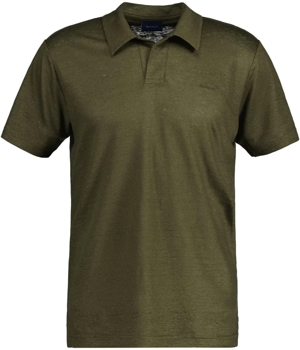 پولوشرت مردانه کتان GANT مدل 2062019-301