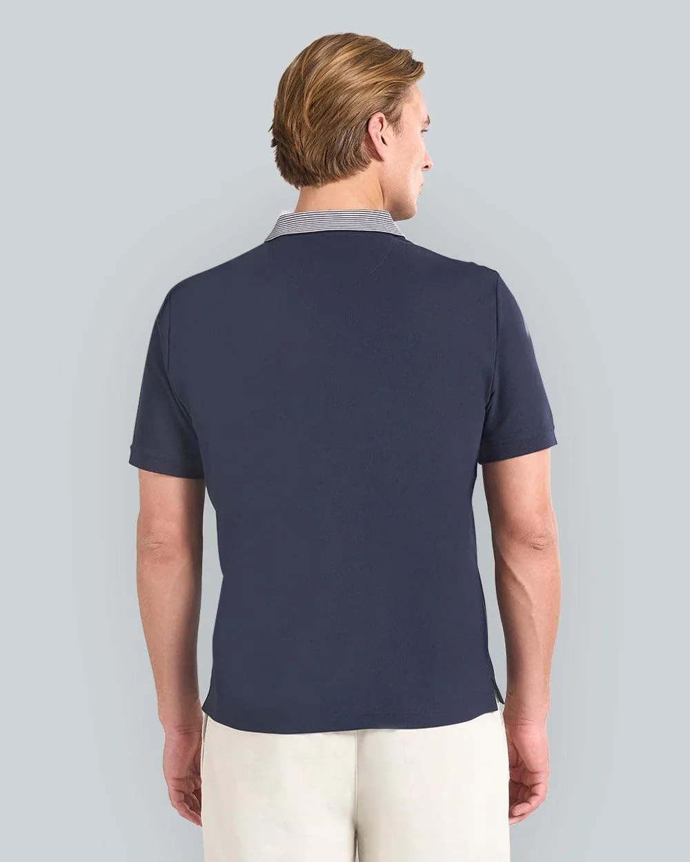 پولوشرت مردانه با جزئیات نواری گنت مدل 2022152-433