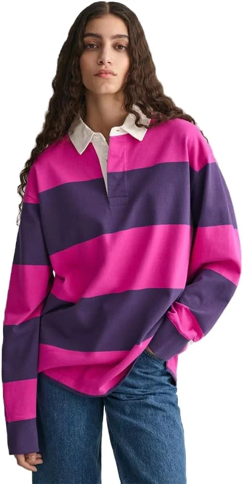 تی شرت راه راه ضخیم مردانه GANT مدل 2005128-543