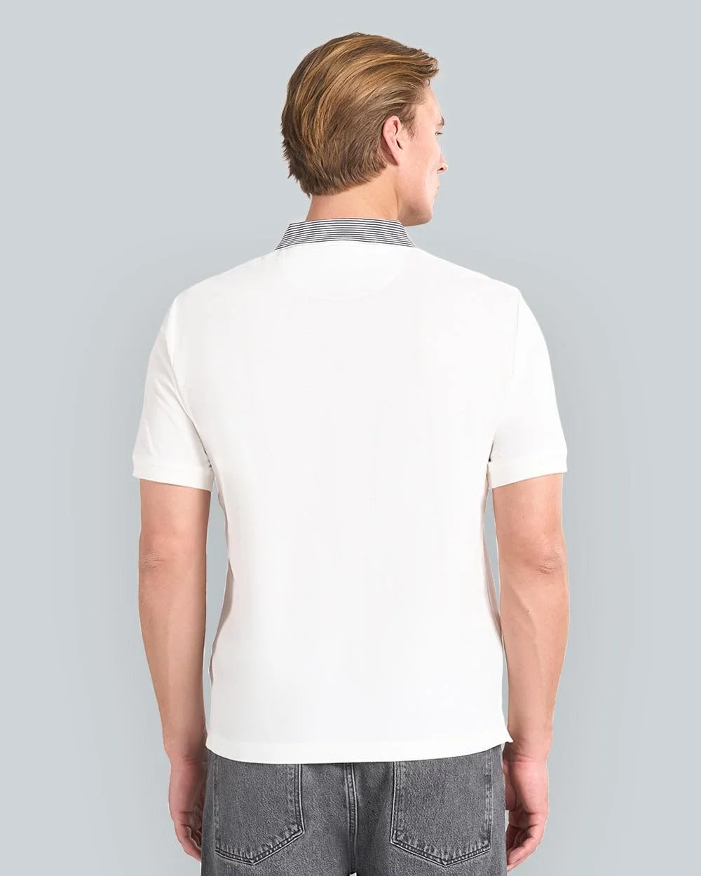 پولوشرت مردانه GANT مدل 2022152-113 با جزئیات نواری