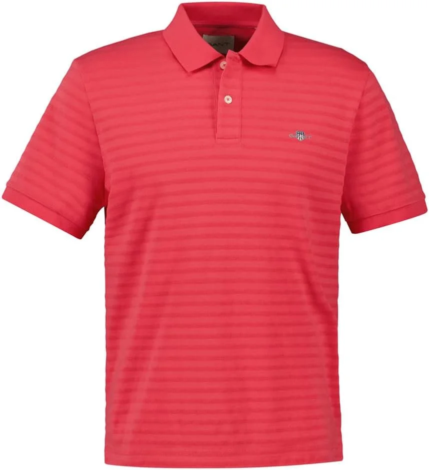 پولوشرت مردانه راه راه بافت دار GANT مدل 2014035-648