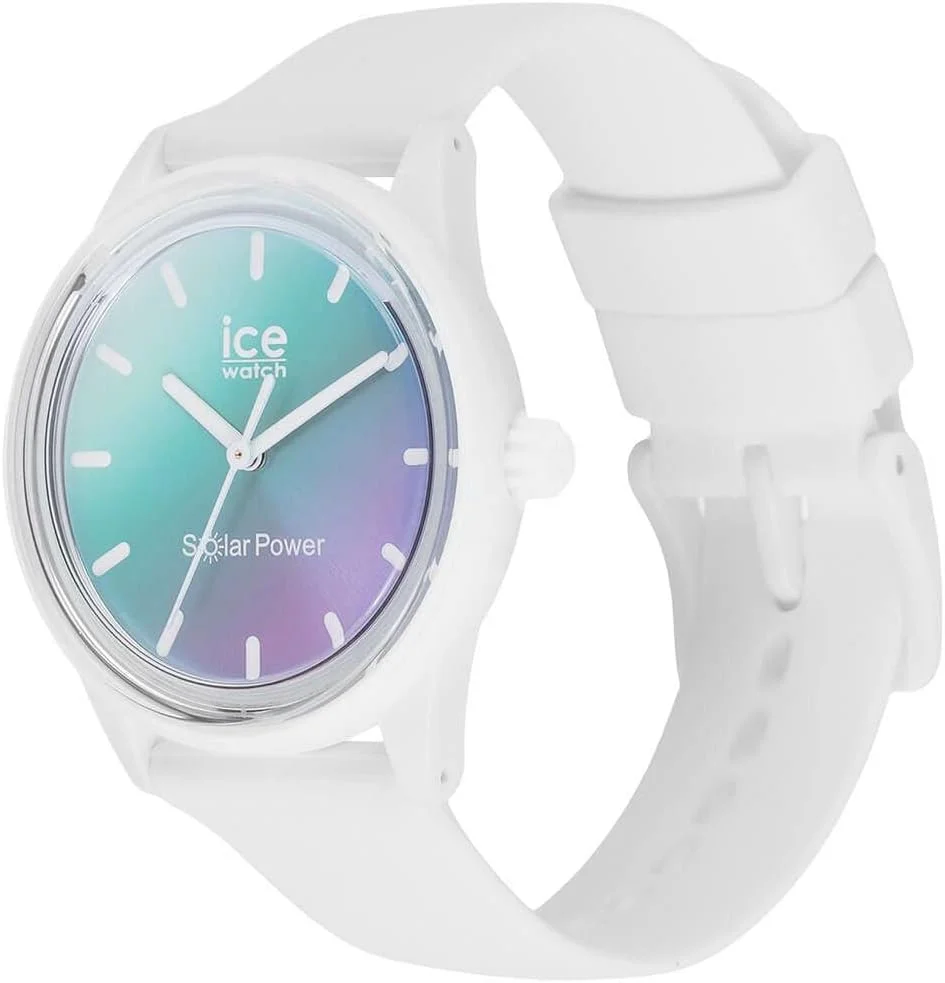 آیس-واچ - ساعت مچی زنانه مدل Ice Solar Power Lilac Turquoise Sunset با بند سیلیکونی - 020649 (کوچک)، سفید، کوچک (36 میلیمتر)، بند آیس-واچ - ساعت مچی زنانه مدل Ice Solar Power Lilac Turquoise Sunset با بند سیلیکونی - 020649 (کوچک)، سفید، کوچک (36 میلیمتر)، بند