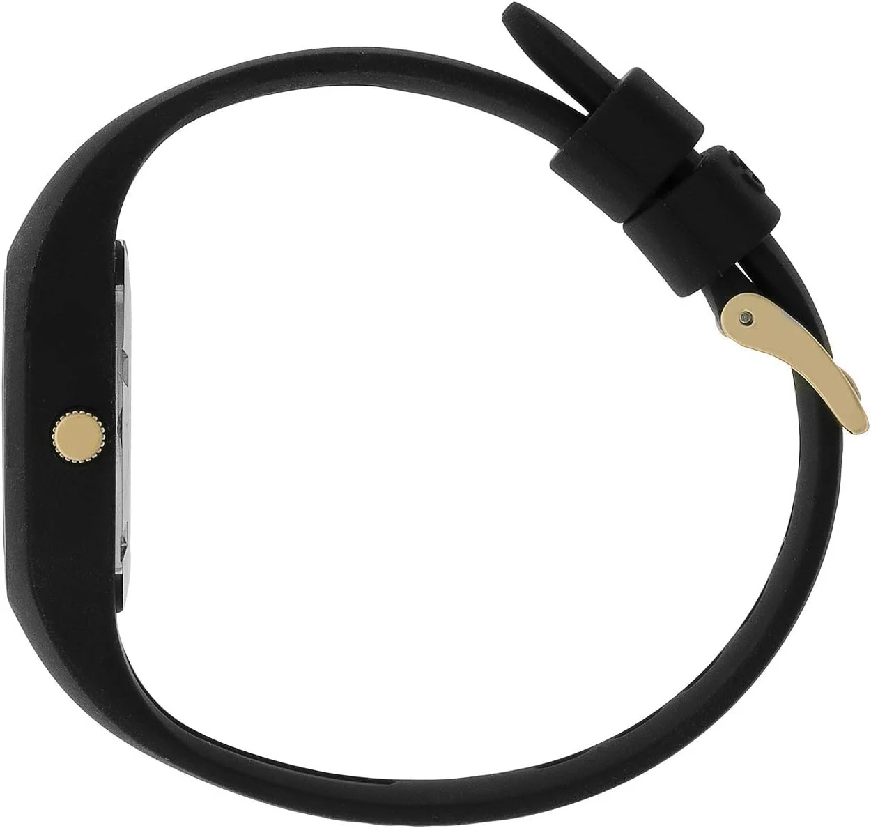 آیس-واچ - آیس گلیتر مشکی اعداد - ساعت مچی زنانه با بند سیلیکونی - 015347 (خیلی کوچک)