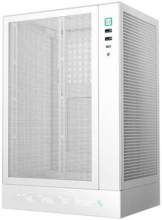 کیس Mini-ITX عمودی دیجیتال DeepCool CH170، جنس ABS+SPCC، پشتیبانی از رادیاتور 240 میلیمتری، 3 اسلات توسعه، پورت x2USB3.0/Audio/Gen2 Type-C، سفید | R-CH170-WHNPI0D-G-1 کیس Mini-ITX عمودی دیجیتال DeepCool CH170، جنس ABS+SPCC، پشتیبانی از رادیاتور 240 میلیمتری، 3 اسلات توسعه، پورت x2USB3.0/Audio/Gen2 Type-C، سفید | R-CH170-WHNPI0D-G-1