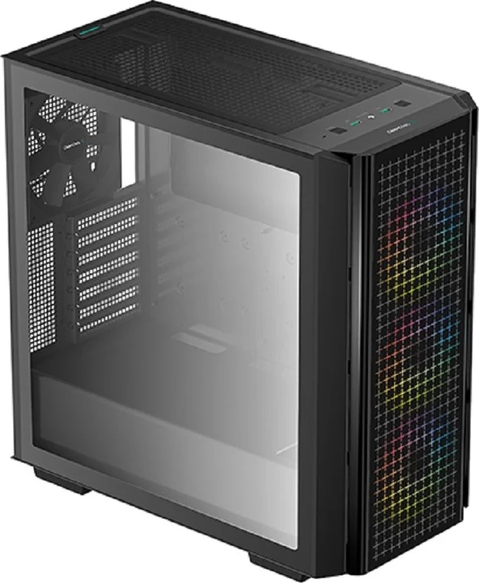 کیس مید تاور DeepCool CG540 با پنل شیشه ای حرارت دیده در جلو و کنار، 175 میلی متر، فن های LED RGB آدرس پذیر، 2xUSB 3.0، ATX PS2، مشکی | R-CG540-BKAGE4-G-1 کیس مید تاور DeepCool CG540 با پنل شیشه ای حرارت دیده در جلو و کنار، 175 میلی متر، فن های LED RGB آدرس پذیر، 2xUSB 3.0، ATX PS2، مشکی | R-CG540-BKAGE4-G-1