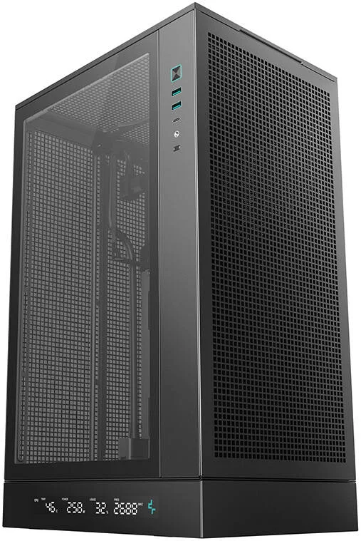 کیس کامپیوتر Micro-ATX دیپ کول CH270 DIGITAL، پشتیبانی از رادیاتور تا 360 میلیمتر، پشتیبانی از حداکثر 6 فن 120 میلیمتری، 4 اسلات توسعه، پنل جانبی شیشهای حرارت دیده، پنلهای توری سرتاسری، مشکی | R-CH270-BKNDM0-G-1 کیس کامپیوتر Micro-ATX دیپ کول CH270 DIGITAL، پشتیبانی از رادیاتور تا 360 میلیمتر، پشتیبانی از حداکثر 6 فن 120 میلیمتری، 4 اسلات توسعه، پنل جانبی شیشهای حرارت دیده، پنلهای توری سرتاسری، مشکی | R-CH270-BKNDM0-G-1