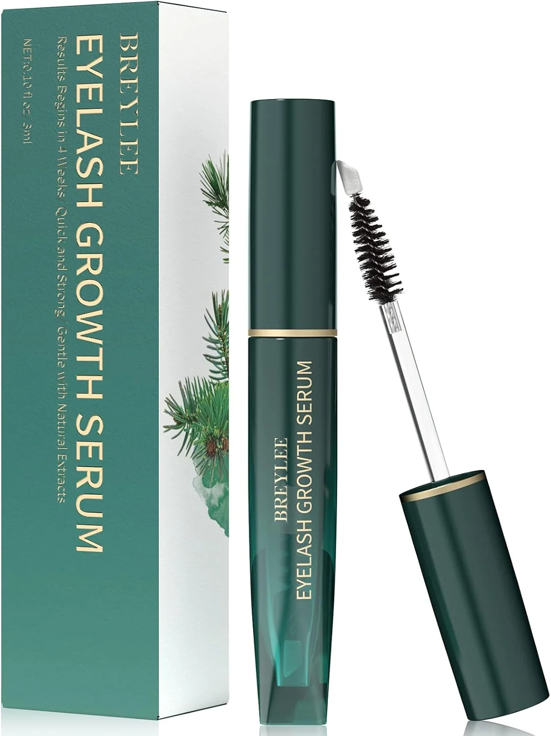 سرم تقویت مژه بریلی، سرم تقویت کننده مژه، سرم مژه برای رشد مژه، نرم کننده مژه برای مژه های بلندتر، پرپشت تر و ضخیم تر (3 میلی لیتر/ 0.1 اونس مایع)