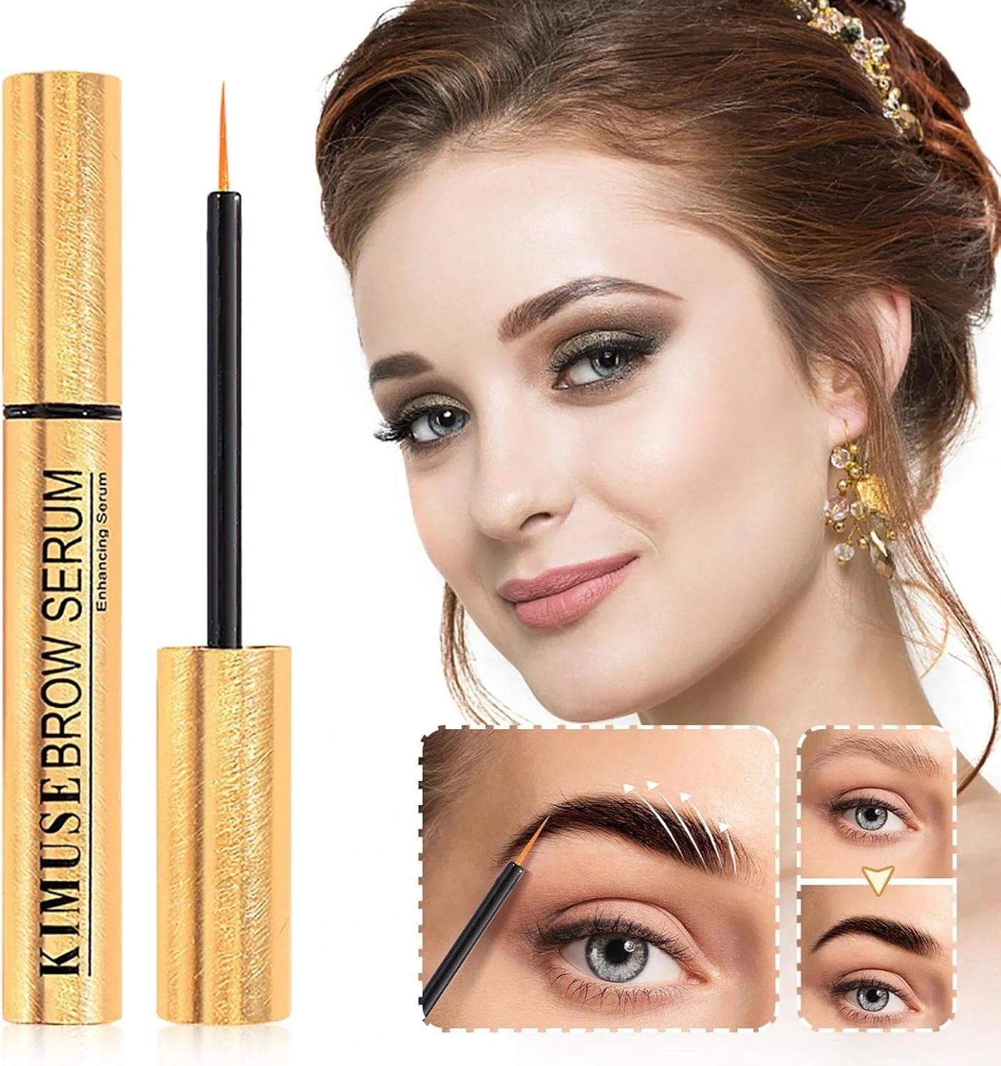 سرم تقویت کننده مژه و ابرو، سرم طبیعی برای مژه های بلندتر، ضخیم تر و پرپشت تر