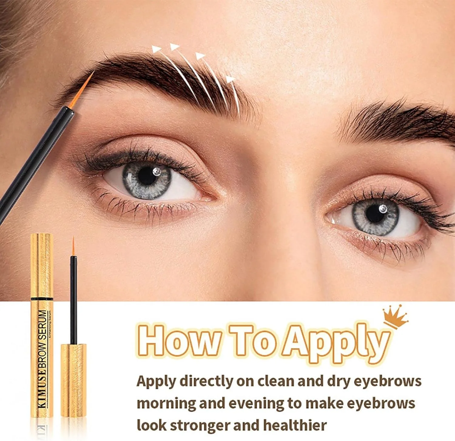 سرم تقویت کننده مژه و ابرو، سرم طبیعی برای مژه های بلندتر، ضخیم تر و پرپشت تر