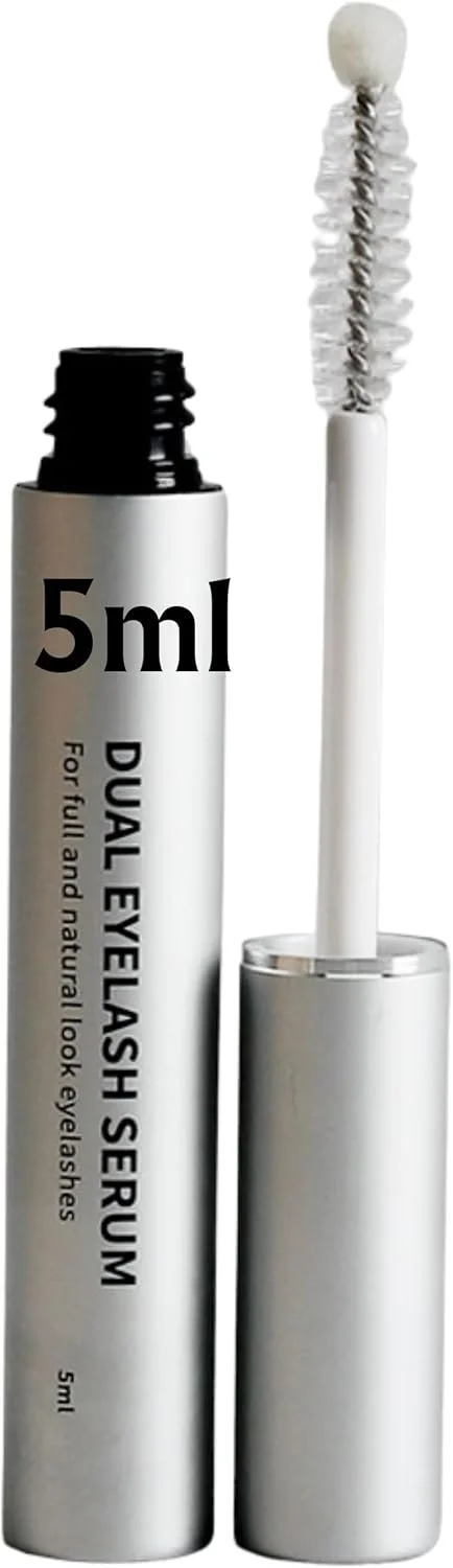 سرم مژه برای مژه‌های بلندتر، ضخیم‌تر و قوی‌تر - سرم مژه با استفاده آسان برای رشد 3 برابر سریعتر مژه - سرم رشد مژه محافظت کننده از فولیکول‌های مو (شفاف)