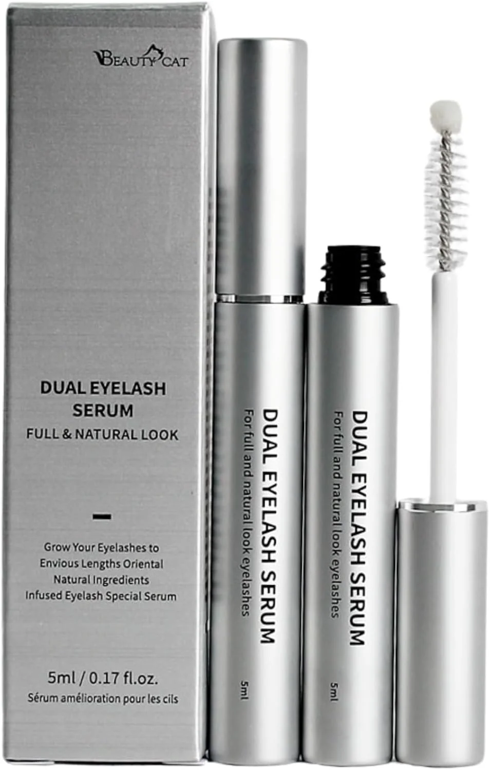 سرم مژه برای مژه‌های بلندتر، ضخیم‌تر و قوی‌تر - سرم مژه با استفاده آسان برای رشد 3 برابر سریعتر مژه - سرم رشد مژه محافظت کننده از فولیکول‌های مو (شفاف)