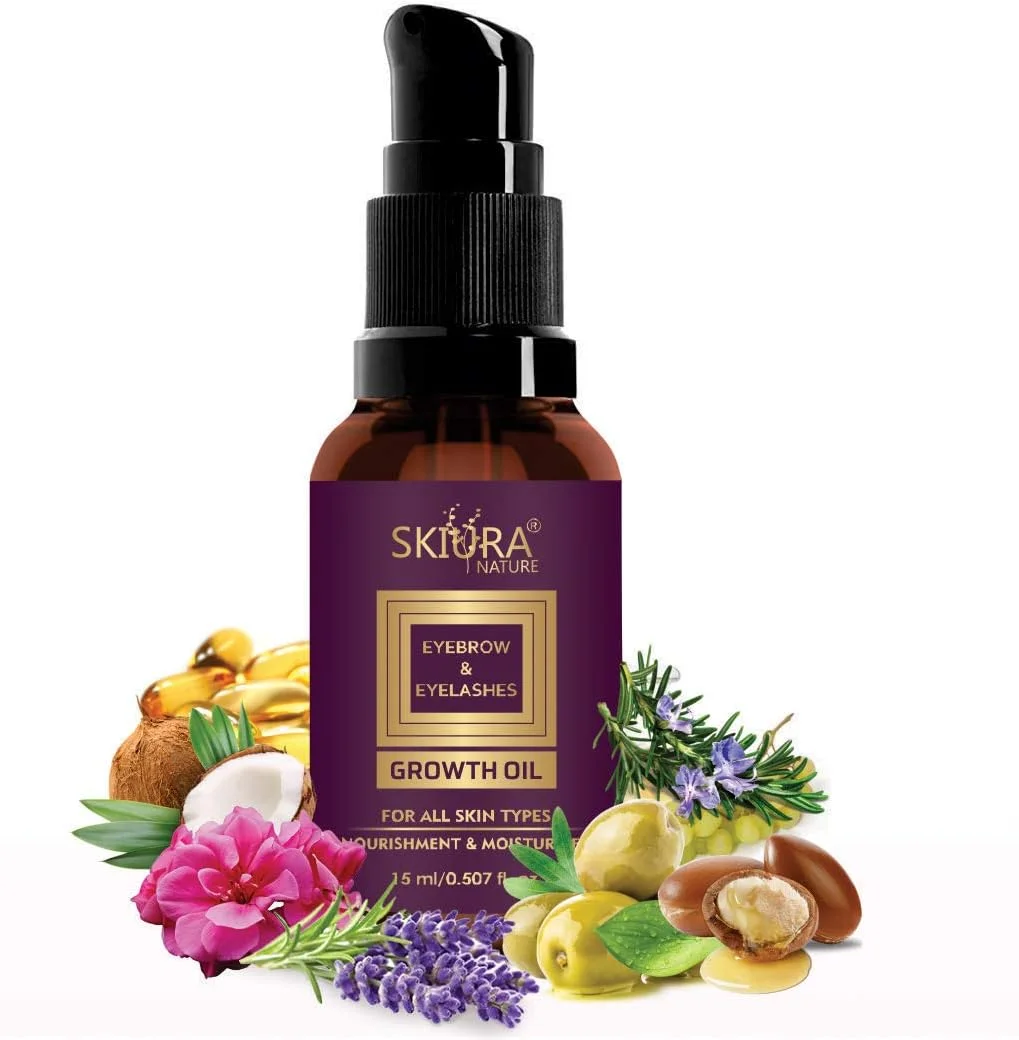 سرم روغن تقویت کننده مژه و ابرو با کیفیت برتر - 'دارای تاییدیه متخصص پوست' - نتایج مشهود در فقط 3-4 هفته برای مژه های بلندتر، ضخیم تر و پرپشت تر - 15 میلی لیتر