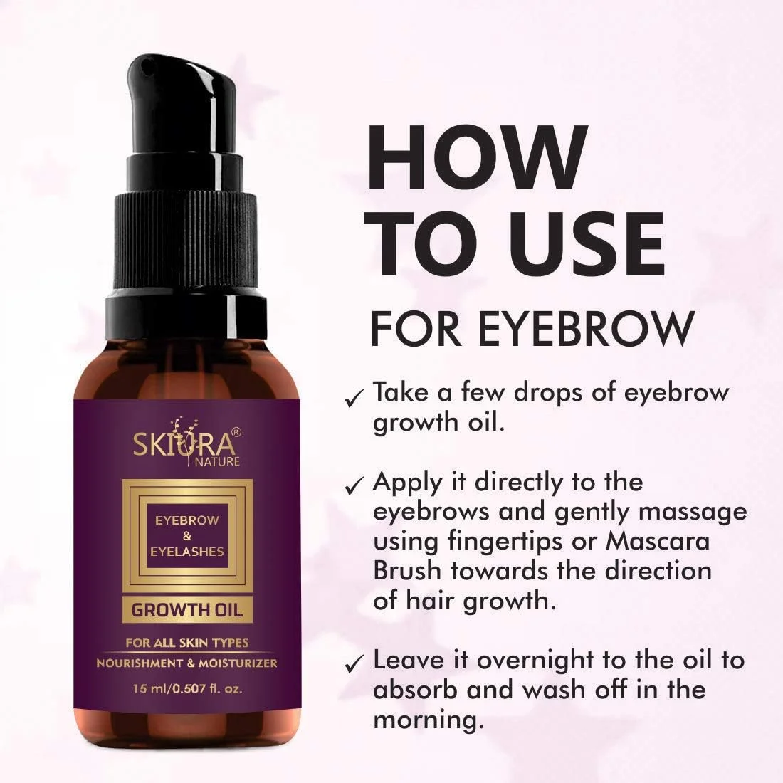 سرم روغن تقویت کننده مژه و ابرو با کیفیت برتر - 'دارای تاییدیه متخصص پوست' - نتایج مشهود در فقط 3-4 هفته برای مژه های بلندتر، ضخیم تر و پرپشت تر - 15 میلی لیتر