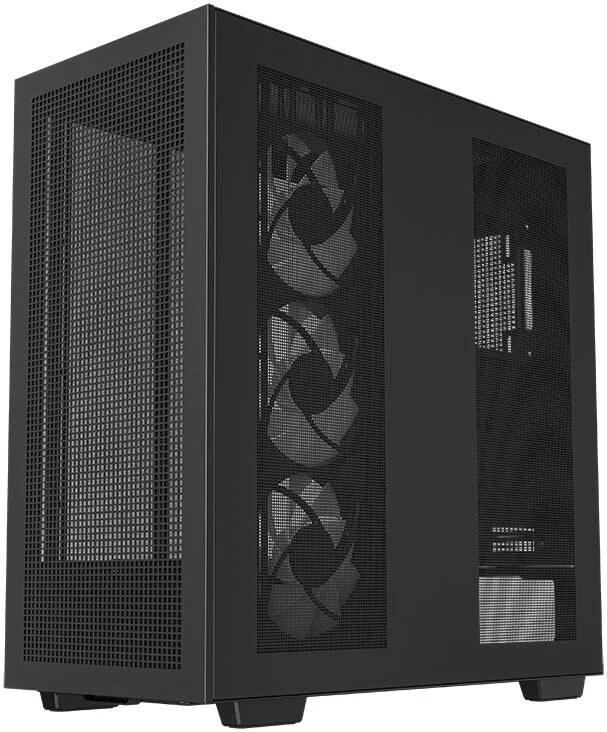 کیس کامپیوتر فول تاور دیپ کول Morpheus ATX+، پنل کناری شیشه حرارت دیده، پشتیبانی از رادیاتور تا 420 میلی‌متر، نمایشگر دیجیتال Real-time، 1 عدد فن ARGB 420 میلی‌متری، 4 عدد USB 3.0 / 1 عدد USB Type-C، مشکی | R-MORPHEUS-BKAPA1-G-1