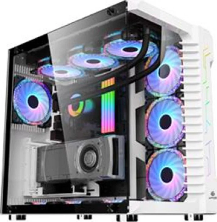 کیس کامپیوتر گیمینگ Deskooze Ethnarch XP-9 با 7 فن ARGB، شیشه حرارت دیده، ATX/Micro ATX، محدودیت ارتفاع پردازنده 160 میلیمتر، 7 اسلات کارت، SPCC، ضخامت ورق 0.8 میلیمتر، نورپردازی LED، سفید | XP-9 WH کیس کامپیوتر گیمینگ Deskooze Ethnarch XP-9 با 7 فن ARGB، شیشه حرارت دیده، ATX/Micro ATX، محدودیت ارتفاع پردازنده 160 میلیمتر، 7 اسلات کارت، SPCC، ضخامت ورق 0.8 میلیمتر، نورپردازی LED، سفید | XP-9 WH