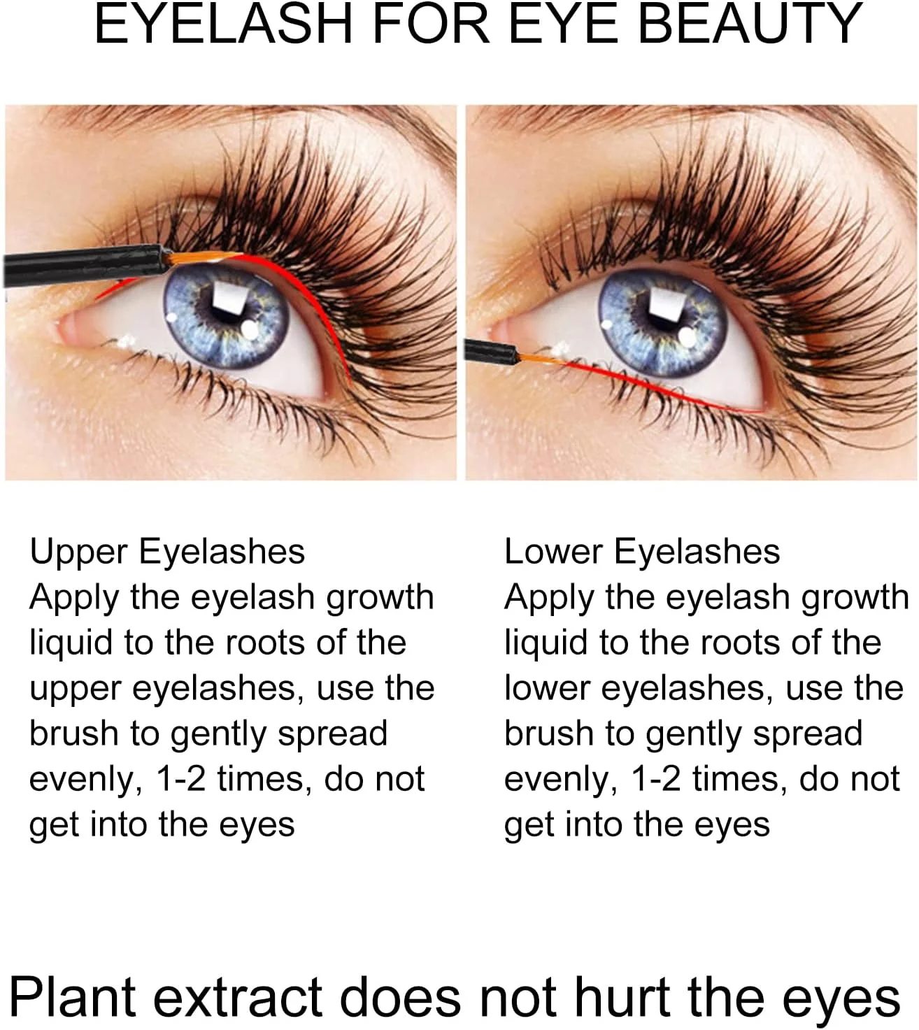 سرم رشد مژه، مایع تقویت کننده مژه برای مژه های بلندتر، پرپشت تر و ضخیم تر