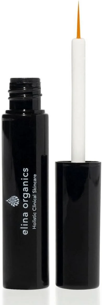 سرم رشد مژه طبیعی، 5 میلی لیتر - تقویت کننده مژه و ابرو غنی شده با پپتید و میریستویل پنتاپپتید-17 - ارگانیک، گیاهی