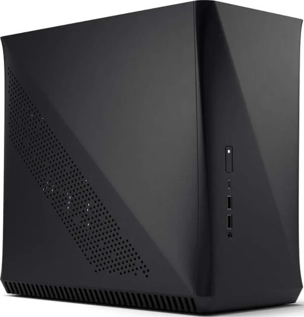 کیس کامپیوتر Mini-ITX فراکتال دیزاین Era ITX Carbon با شیشه حرارت دیده، پنل بالایی، فرم فاکتور کوچک، آماده خنک کننده مایع، USB Type-C، آلومینیوم، مشکی | FD-CA-ERA-ITX-BK