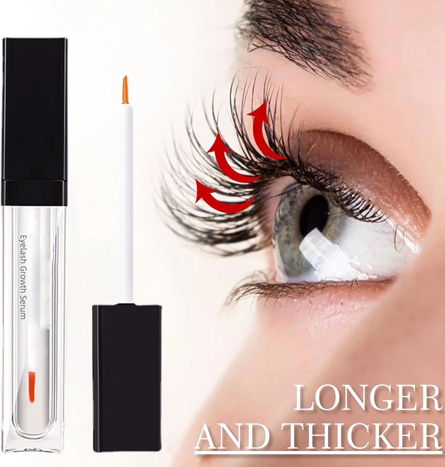 سرم رشد مژه - سرم مژه برای رشد و ضخامت - فعال کننده رطوبت، ظاهری طبیعی و پرپشت تر - تقویت کننده، بلند کننده، فر کننده، محرک و متراکم کننده