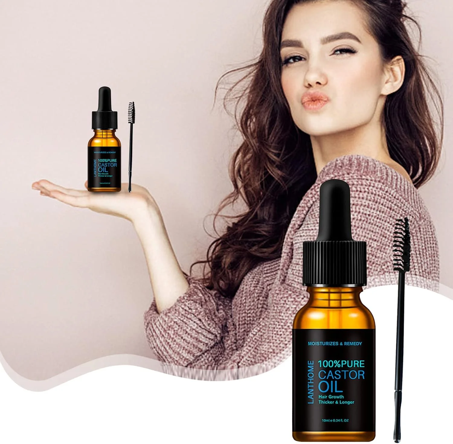 روغن تقویت مژه، رشد طبیعی مو، تقویت کننده ابرو، حجم دهنده، فر کننده مژه