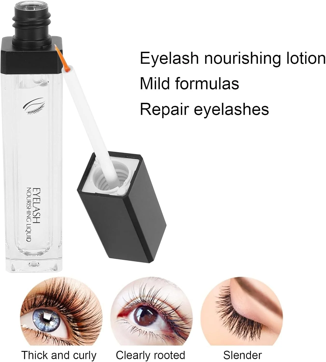 سرم رشد مژه برای مژه‌های بلندتر/پرپشت‌تر/ضخیم‌تر - سرم تقویت کننده مژه و ابرو مناسب برای مژه‌ها/ابروها/اکستنشن مژه