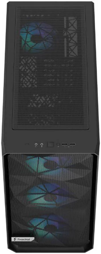 کیس مید تاور Fractal Design Meshify 2 Lite RGB E-ATX، دارای 7 اسلات توسعه، اندازه فن 120/140 میلیمتری، درایو 3.5/2.5 اینچی، پشتیبانی از رادیاتور 360 میلیمتری، پنل جانبی شیشهای حرارت دیده، مشکی TG Light Tint | FD-C-MEL2A-05 کیس مید تاور Fractal Design Meshify 2 Lite RGB E-ATX، دارای 7 اسلات توسعه، اندازه فن 120/140 میلیمتری، درایو 3.5/2.5 اینچی، پشتیبانی از رادیاتور 360 میلیمتری، پنل جانبی شیشهای حرارت دیده، مشکی TG Light Tint | FD-C-MEL2A-05