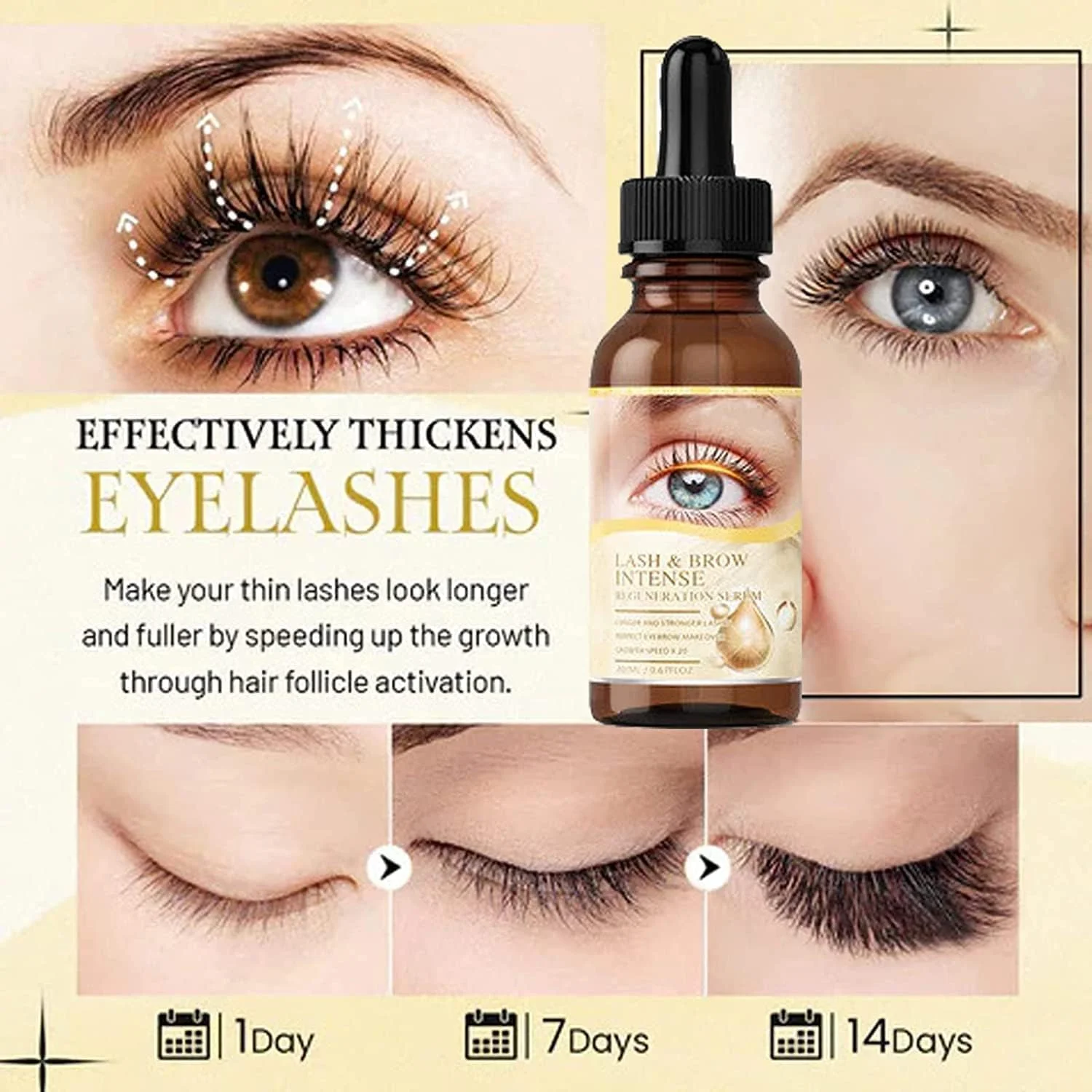 سرم احیا کننده قوی مژه و ابرو شین وینک مدل 2024، سرم رشد مژه و تقویت کننده ابرو برای رشد مژه های ضخیم تر و بلندتر و ابروهای بلند و پرپشت (1 عدد)