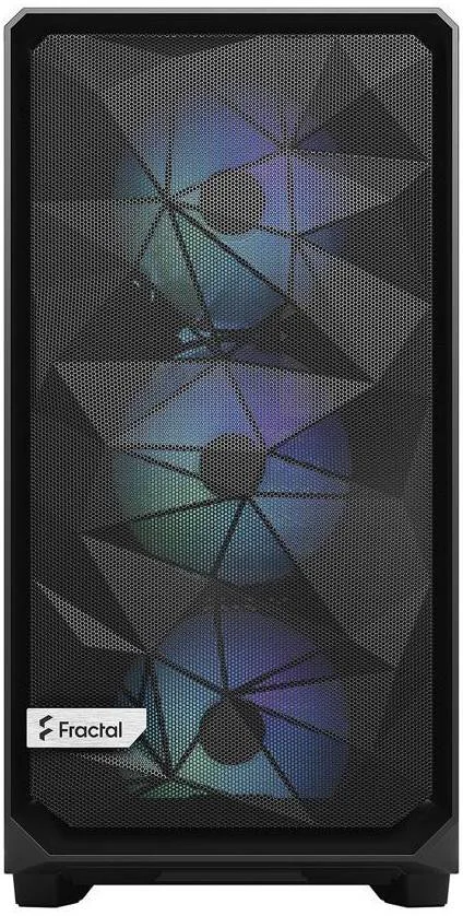 کیس مید تاور Fractal Design Meshify 2 RGB ATX، دارای 7+2 اسلات توسعه، سایز فن 120/140 میلیمتری، پشتیبانی از رادیاتور تا 360 میلیمتر، پنجره شیشهای حرارت دیده، جایگاه نصب درایو 3.5/2.5 اینچی، مشکی | FD-C-MES2A-06 کیس مید تاور Fractal Design Meshify 2 RGB ATX، دارای 7+2 اسلات توسعه، سایز فن 120/140 میلیمتری، پشتیبانی از رادیاتور تا 360 میلیمتر، پنجره شیشهای حرارت دیده، جایگاه نصب درایو 3.5/2.5 اینچی، مشکی | FD-C-MES2A-06