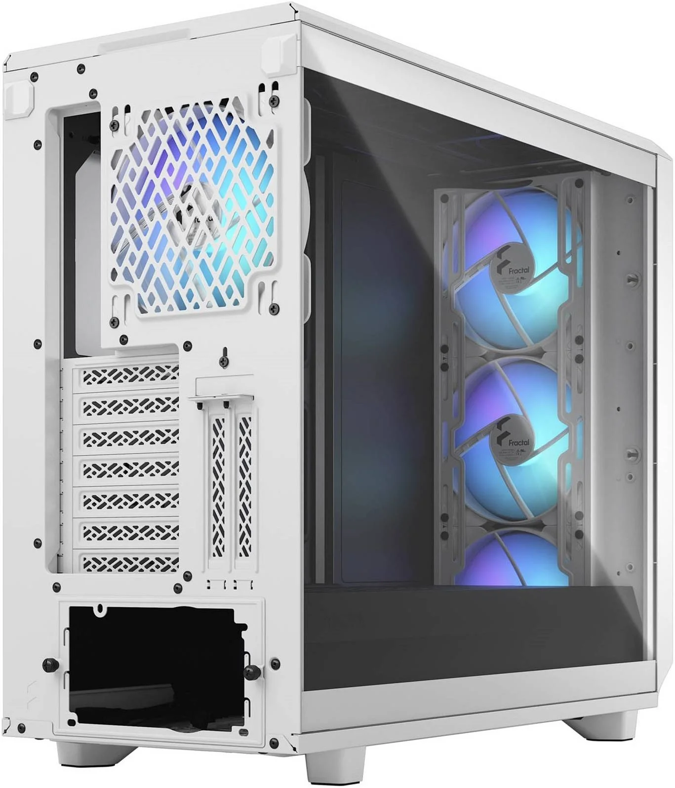کیس مید تاور Fractal Design Meshify 2 RGB ATX، دارای 7+2 اسلات توسعه، اندازه فن 120/140 میلیمتری، پشتیبانی از رادیاتور تا 360 میلیمتر، پنجره شیشهای حرارت دیده، محل نصب درایو 3.5 اینچی/2.5 اینچی، سفید | FD-C-MES2A-08 کیس مید تاور Fractal Design Meshify 2 RGB ATX، دارای 7+2 اسلات توسعه، اندازه فن 120/140 میلیمتری، پشتیبانی از رادیاتور تا 360 میلیمتر، پنجره شیشهای حرارت دیده، محل نصب درایو 3.5 اینچی/2.5 اینچی، سفید | FD-C-MES2A-08