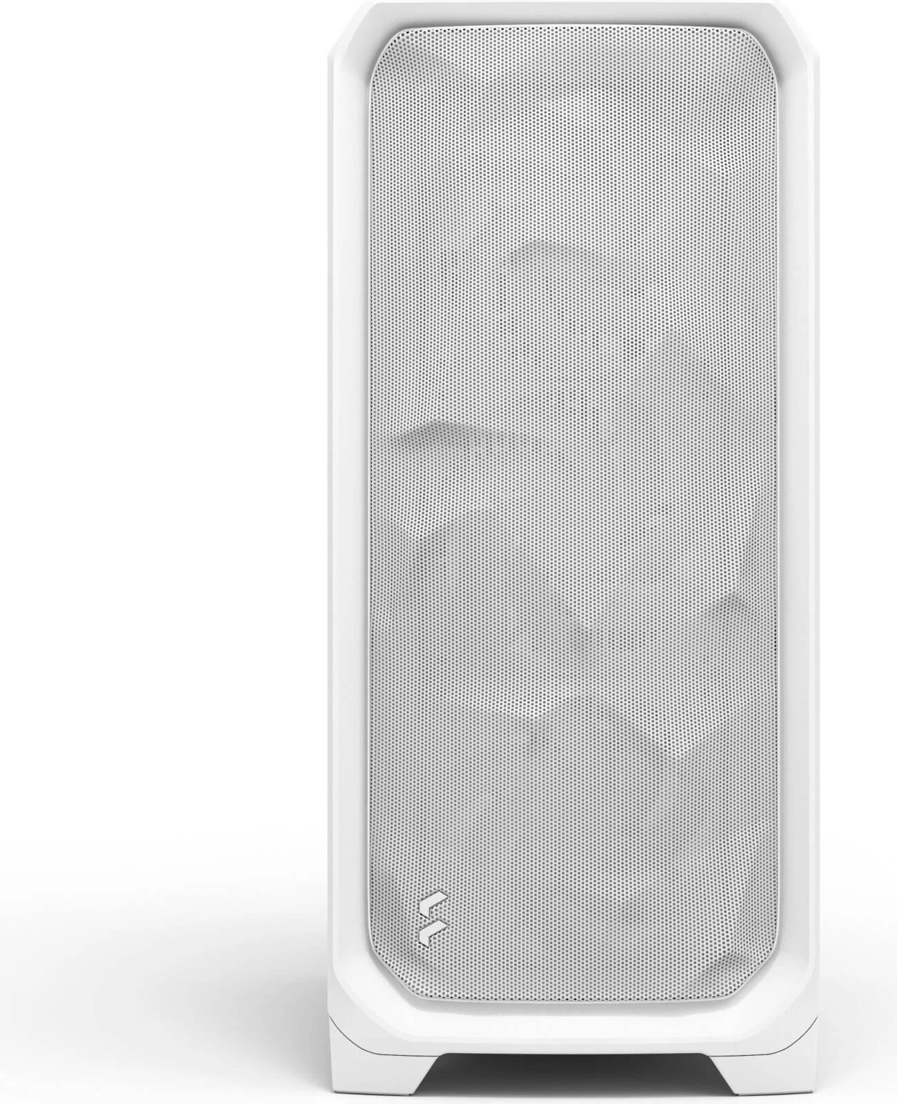 کیس کامپیوتر مید تاور Fractal Design Meshify 3 ATX، دارای 3 فن Momentum 14، پشتیبانی از رادیاتور تا 360 میلی‌متر و 6 فن، سازمان‌دهنده‌های کابل، پنل شیشه‌ای دودی روشن، سفید | FD-C-MES3A-04