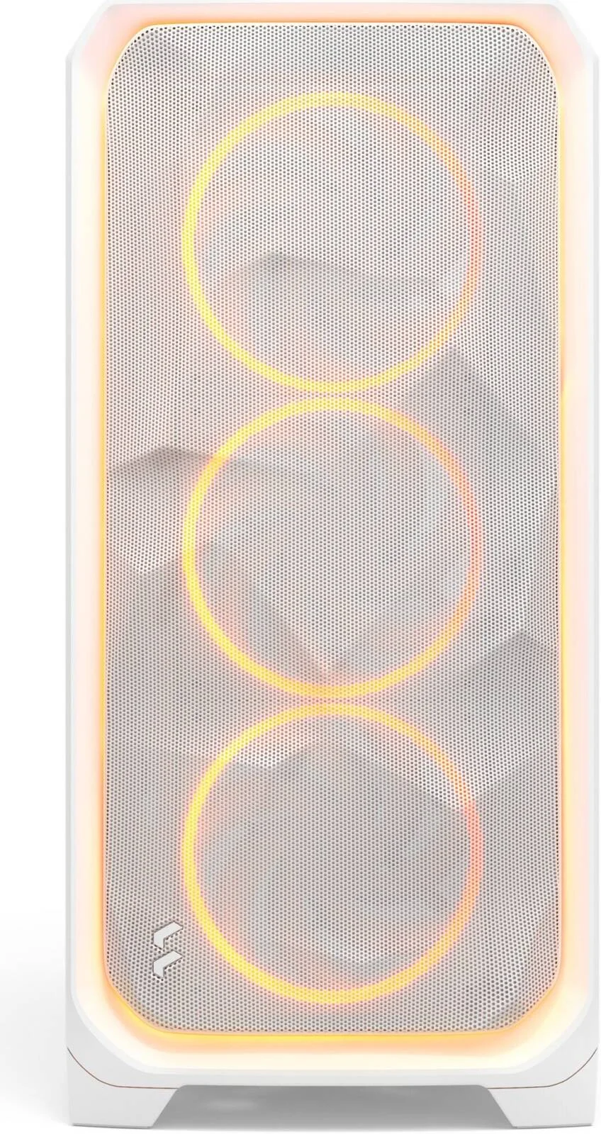 کیس کامپیوتر فول تاور Fractal Design Meshify 3 XL Ambience Pro RGB ATX، دارای 3 فن Momentum 14، پشتیبانی از رادیاتور تا 420 میلی‌متر، سازمان‌دهنده‌های کابل، پنل شیشه‌ای با رنگ روشن، شیشه حرارت دیده، سفید | FD-C-MES3X-05