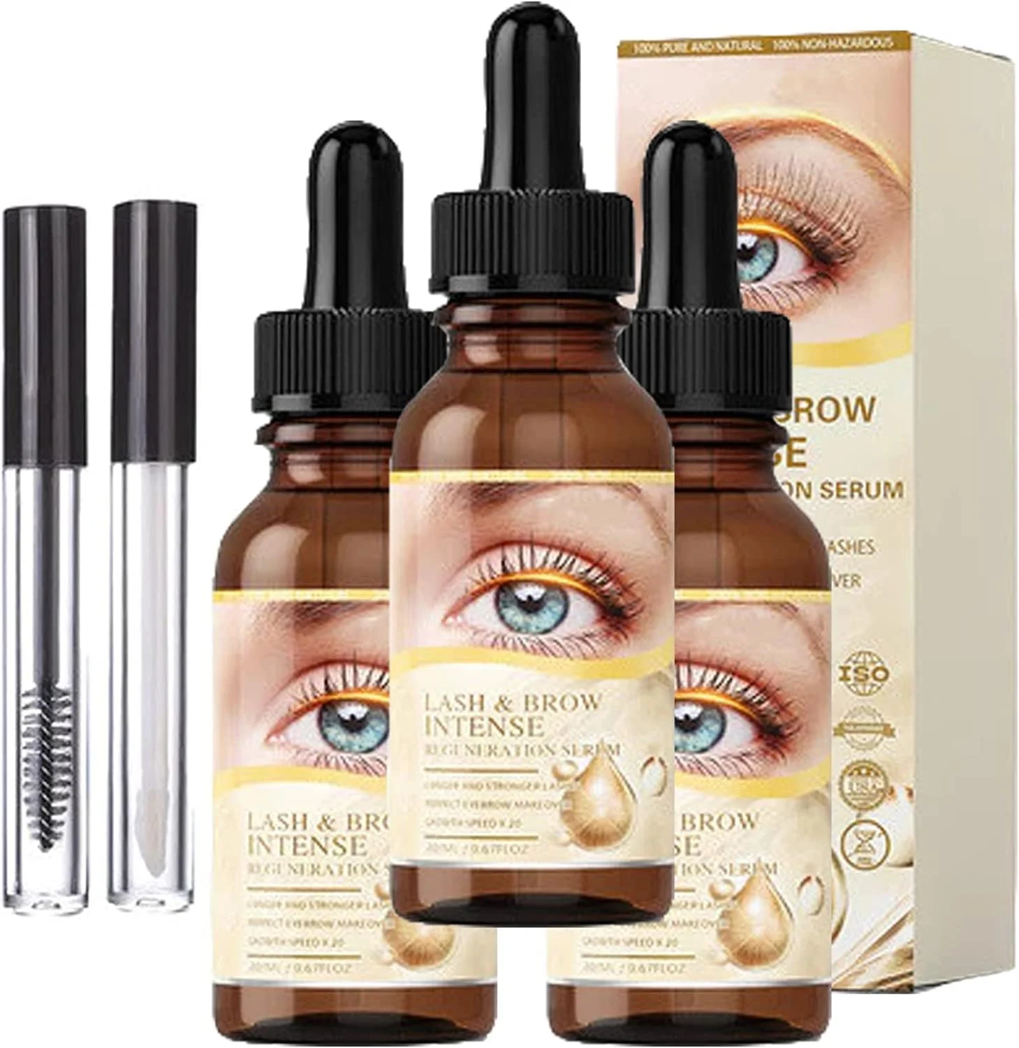 سرم بازسازی کننده قوی مژه و ابرو شین‌وینک، سرم رشد مژه، تقویت کننده ابرو، سرم تقویت رشد مژه، سرم مژه برای رشد مژه (3 عدد)