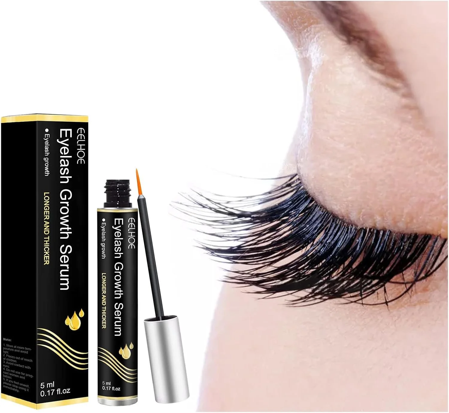 سرم رشد طبیعی مژه و تقویت کننده ابرو برای رشد مژه‌های ضخیم‌تر و بلندتر، برای مژه‌ها و ابروهای بلند و پرپشت، رشد سریع و موثر مژه‌ها را بلندتر و تیره‌تر می‌کند