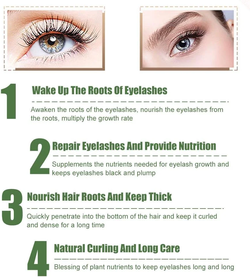 محلول تقویت مژه، 30 میلی لیتر، 100% خالص، تقویت کننده مژه، بلند کننده و ضخیم کننده مژه