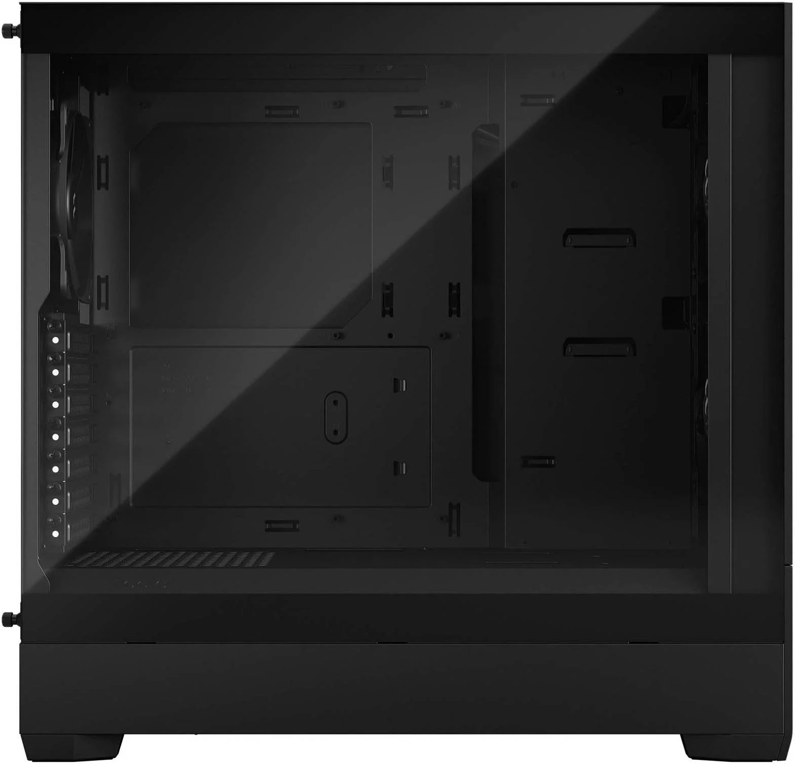 کیس گیمینگ مید تاور Fractal Design Pop Air ATX، شیشه حرارت دیده شفاف، 7 اسلات توسعه، 2 عدد فن 120/140 میلی‌متری، 2 عدد جایگاه درایو 5.25 اینچی، پشتیبانی از رادیاتور تا 280 میلی‌متر، مشکی | FD-C-POA1A-02