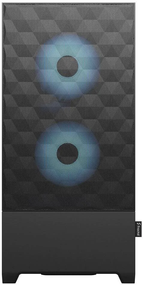 کیس گیمینگ مید تاور Fractal Design Pop Air ATX، شیشه حرارت دیده شفاف، 7 اسلات توسعه، 2 عدد فن 120/140 میلی متری، 2 عدد جایگاه درایو 5.25 اینچی، پشتیبانی از رادیاتور تا 280 میلی متر، RGB فیروزه ای | FD-C-POR1A-02